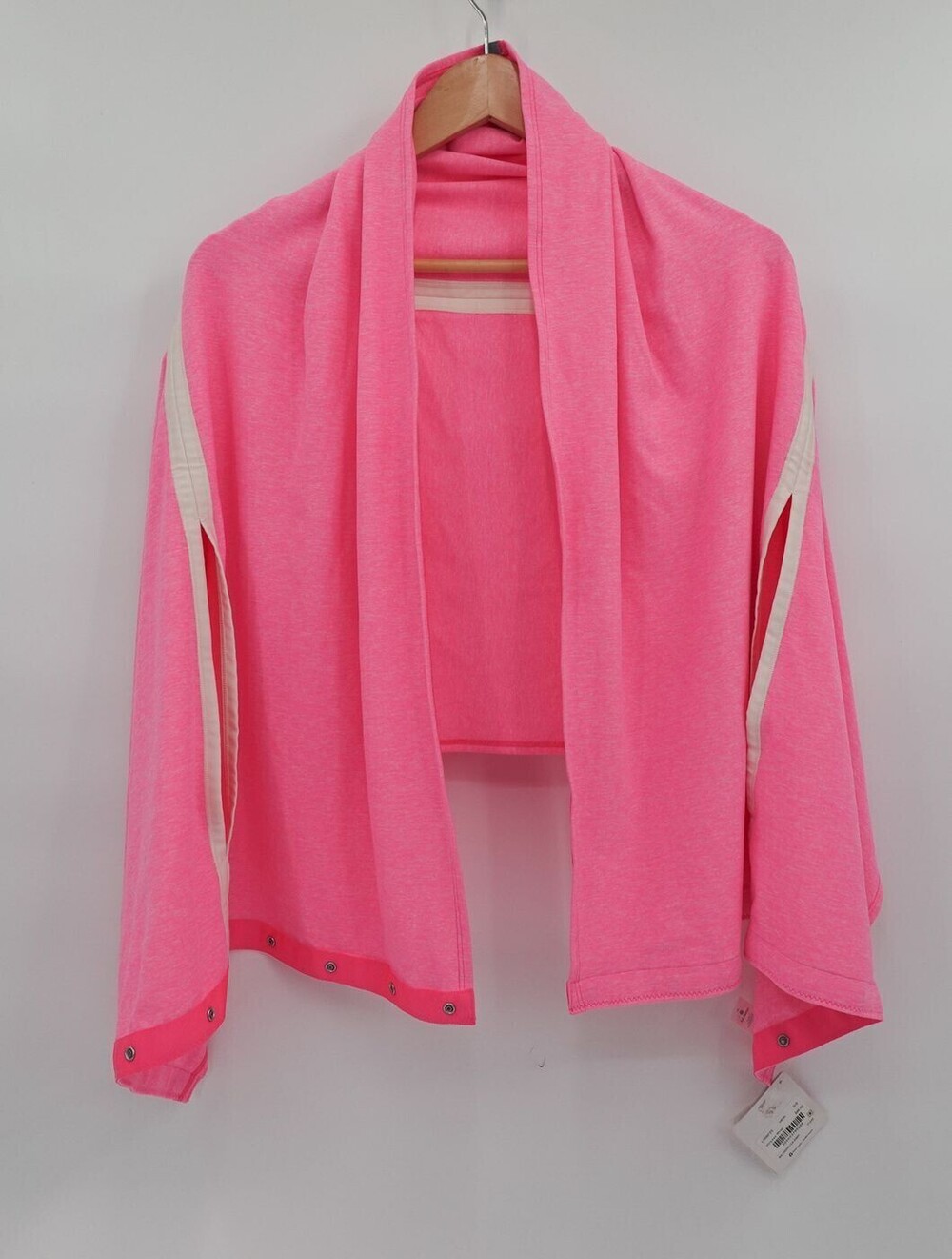 Lululemon Vinyasa Wrap Womens One Size Pink Snap Activewear Yoga Stretch NWT